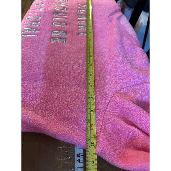 SECRET TREASURES Pink Sleep Shirt With Socks Sz 2x Mondays Fuzzy Comfort Soft - Picture 5 of 8